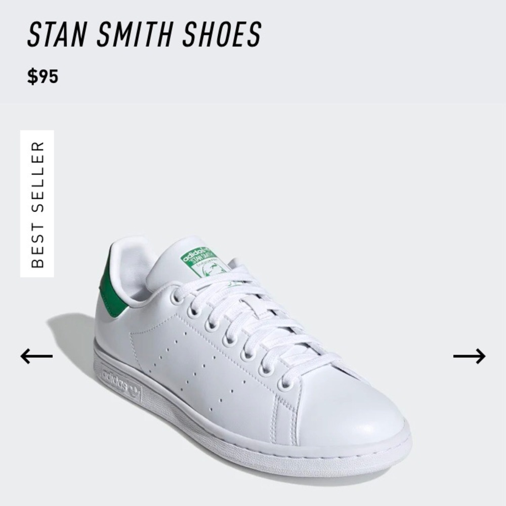 Size 6.5 Brand New (Never Been Worn) Adidas Stan Smith Sneakers